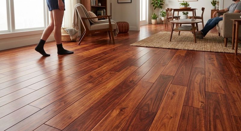 Cherry Floor Installation in Wood River, IL