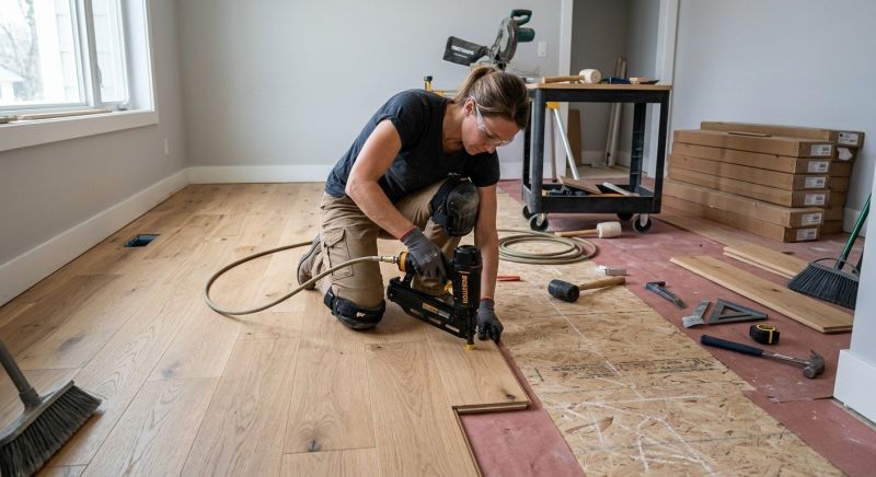 Hardwood Floor Installation in High Ridge, MO