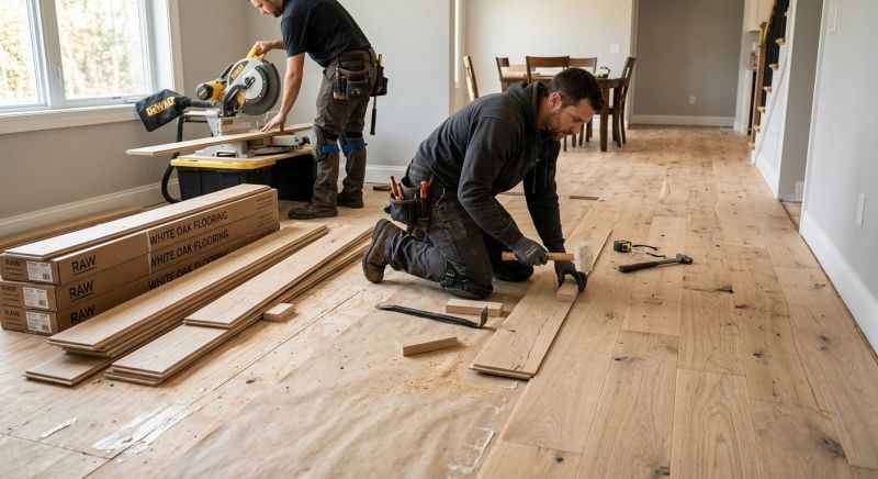Oak Floor Installation in Belleville, IL