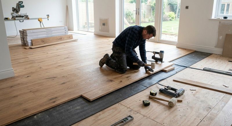 Oak Floor Installation in Collinsville, IL