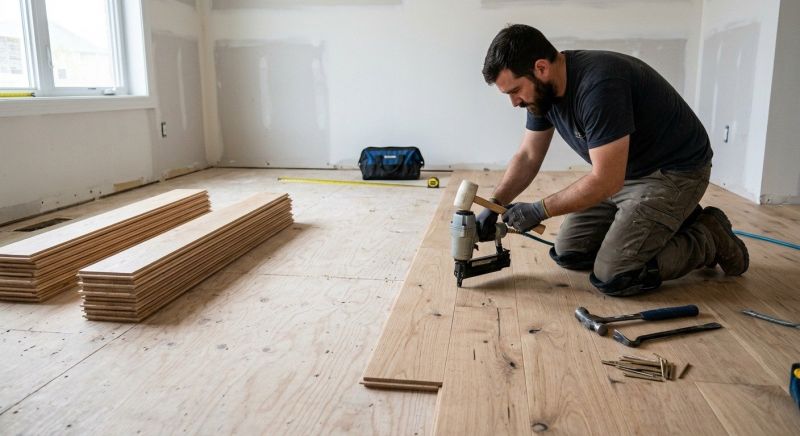 Oak Floor Installation in Glen Carbon, IL