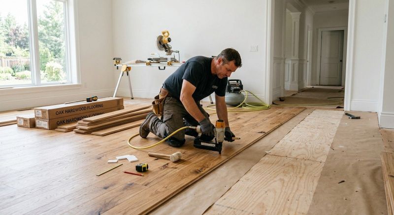 Oak Floor Installation in O Fallon, IL