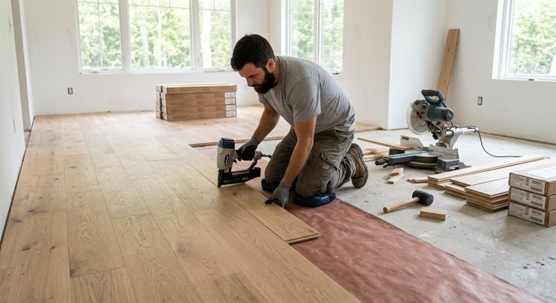Oak Floor Installation in O Fallon, IL