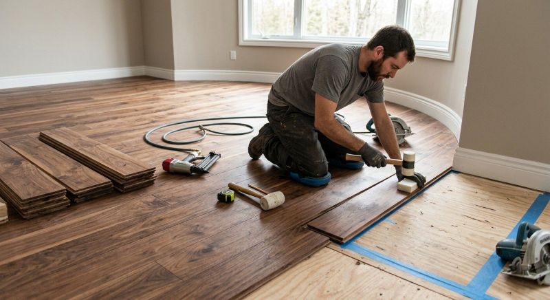 Walnut Flooring Installation in St Louis, MO