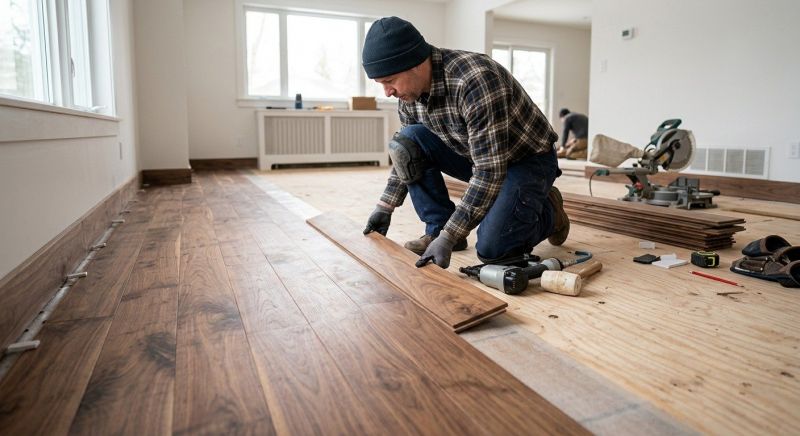 Walnut Flooring Installation in St Louis, MO